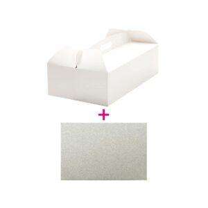 SCATOLA PER TORTE E CAKE BOARD 46x36x12 DECORA